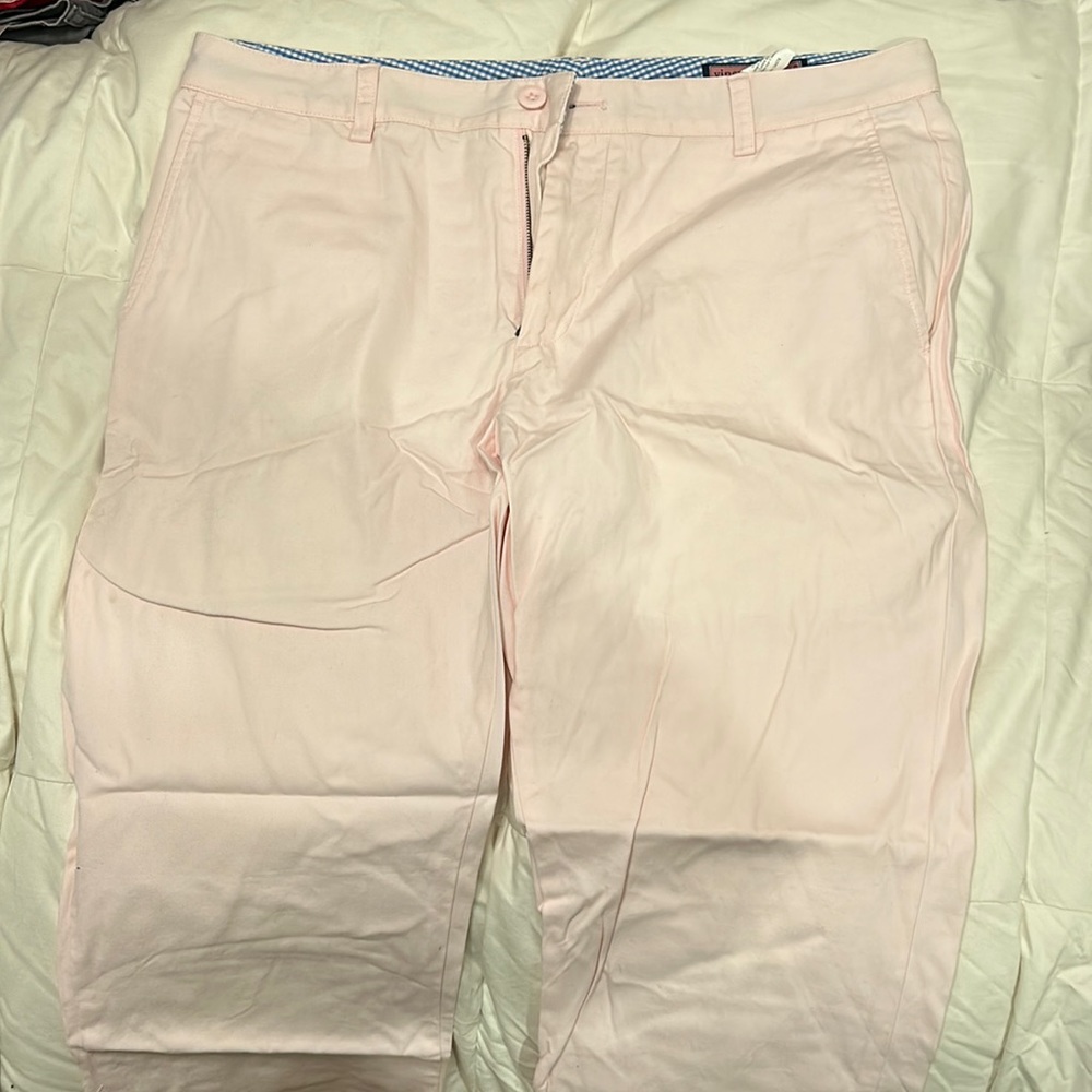 Pink Vineyard Vines Slim Fit Pants
